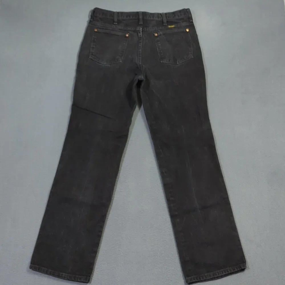 Wrangler VTG Jeans Mens 34x32 Black 936 WBK Slim Cowboy Cut Slim Fit Made In USA